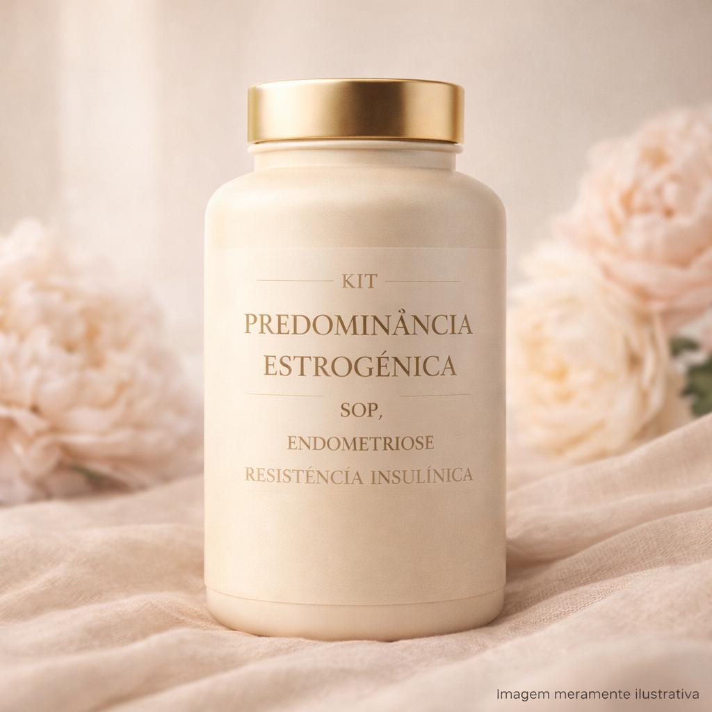 KIT PREDOMINANCIA ESTROGENICA/SOP/ENDROMETRIOSE/RESISTENCIA INSULINICA - PARA 30 DIAS